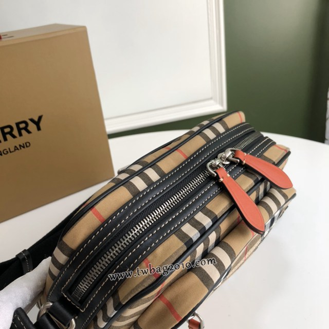 Burberry專門店新款Vintage復古格紋斜背包 巴寶莉肩背相機包男包 yxb1479